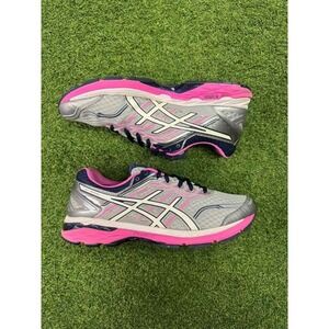 Asics GT-2000 5 T757N Womens US 11.5 Running Shoes Gray Pink‎ Athletic Sneakers